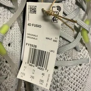 adidas | Shoes | Adidas Mens White 4d Fusio Fy5928 Low Top 